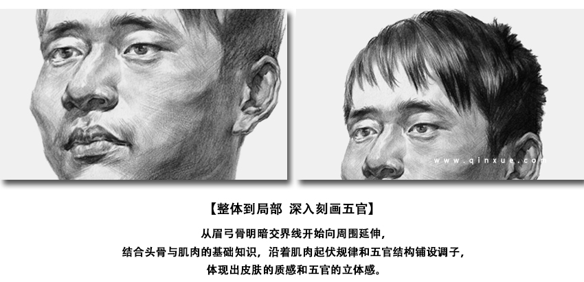 素描高级教程（人像篇）——设计与绘画必备职业表现手段_系统全面的平面设计培训、自学教程推荐,尽在平面设计学习日记网(www.xxriji.cn)