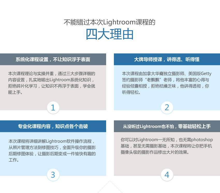 Lightroom零基础入门自学教程，教你打造大片作品！_系统全面的平面设计培训、自学教程推荐,尽在平面设计学习日记网(www.xxriji.cn)